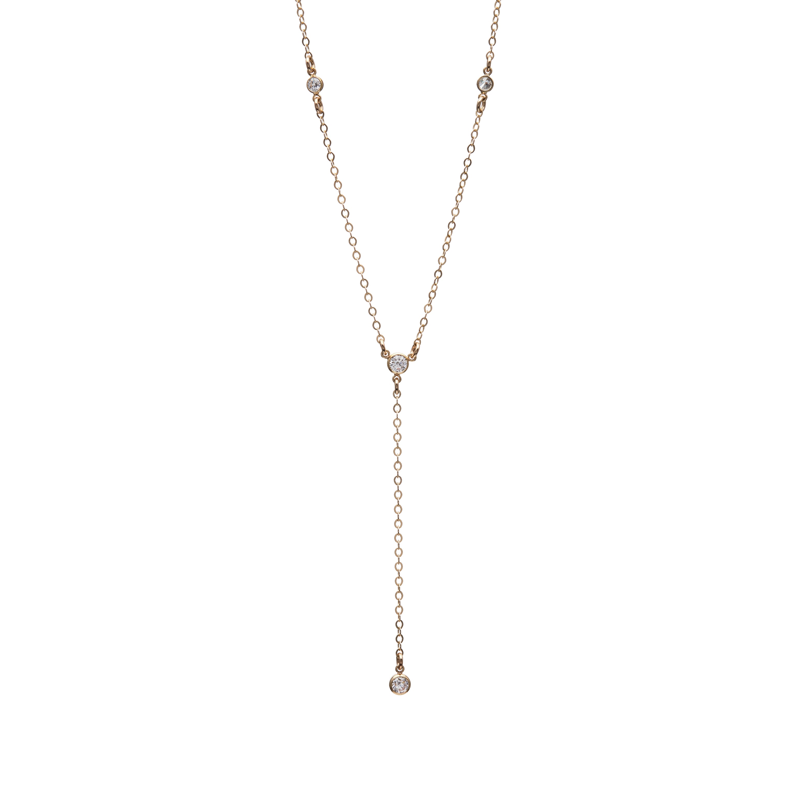 Cubic Zirconia Lariat