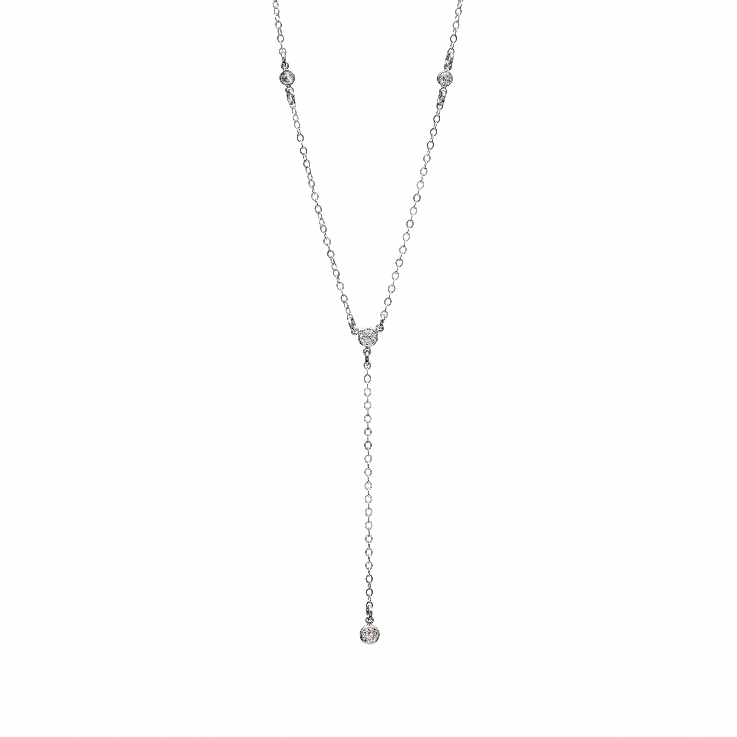 Cubic Zirconia Lariat