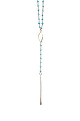 Semi-Precious Rosary Esque Necklace
