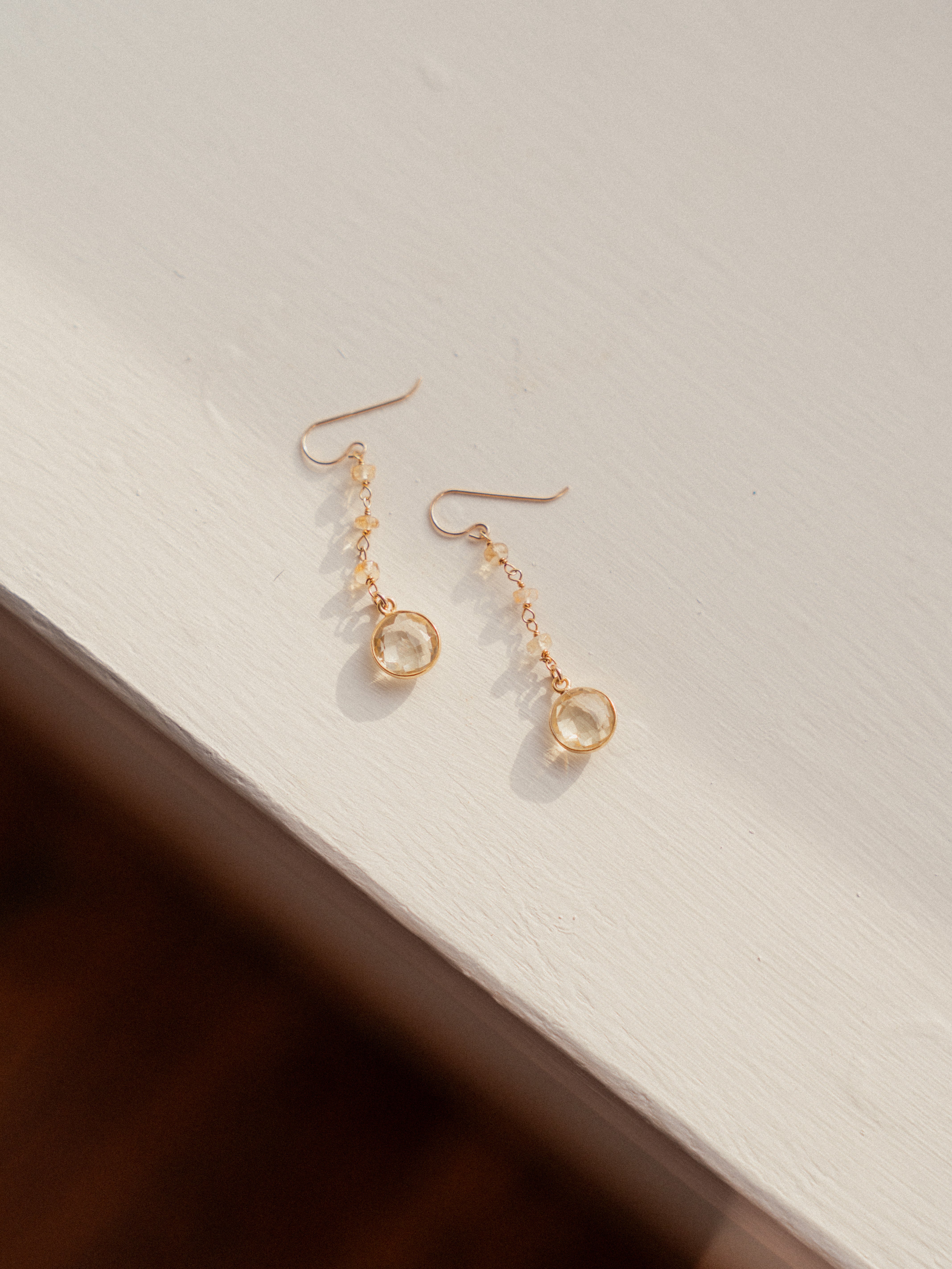 Citrine Drop Earrings