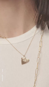 Third Eye Heart Necklace