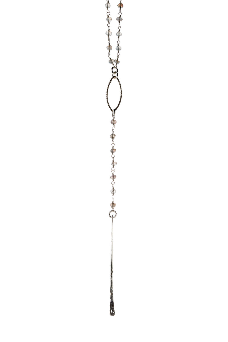 Semi-Precious Rosary Esque Necklace