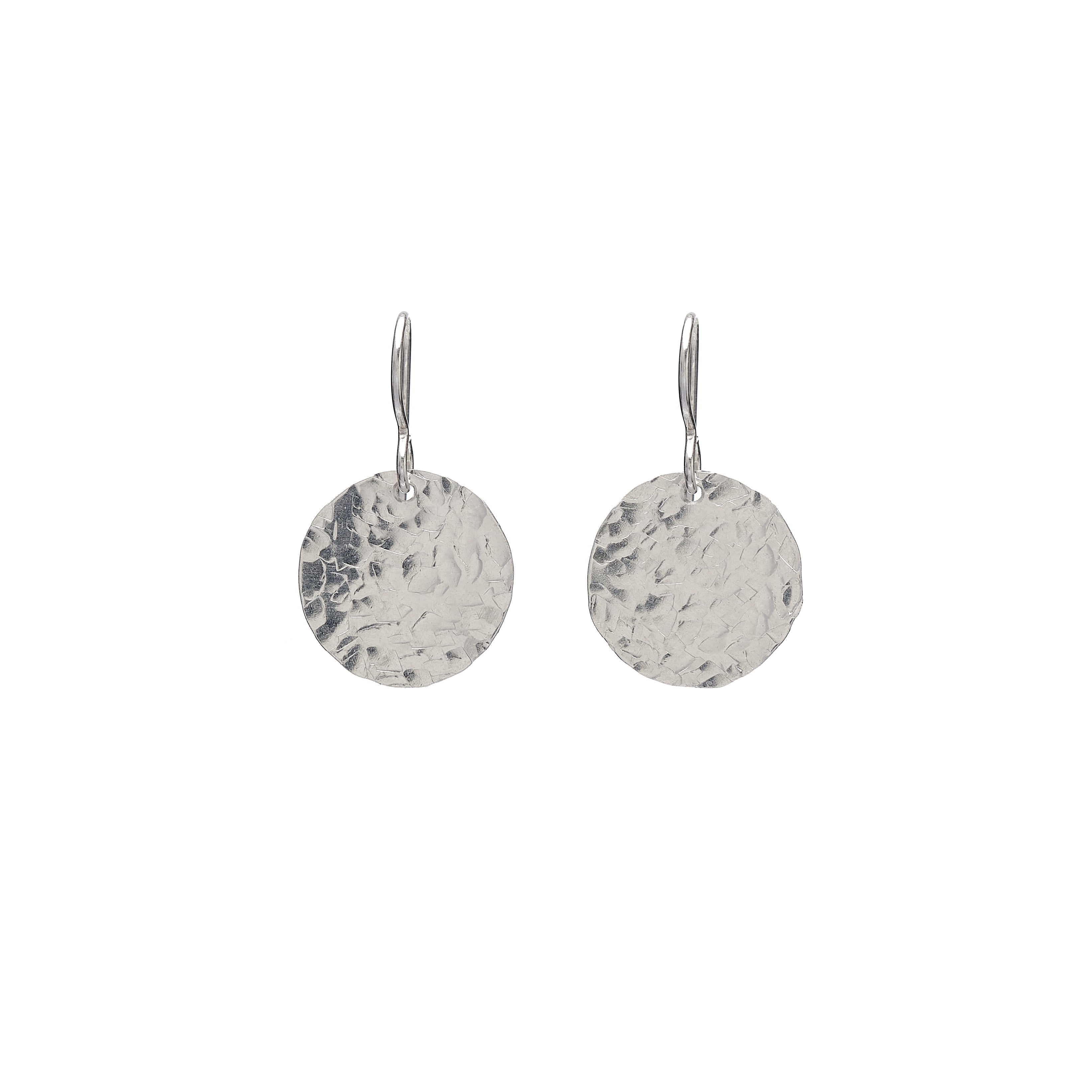 Flat Disc Earrings
