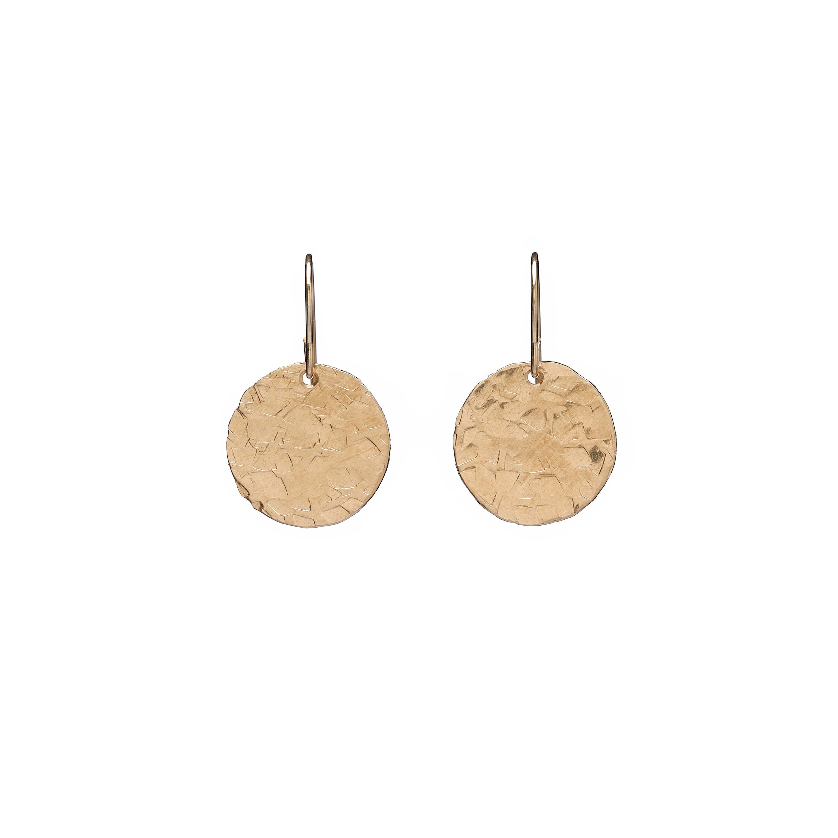 Flat Disc Earrings