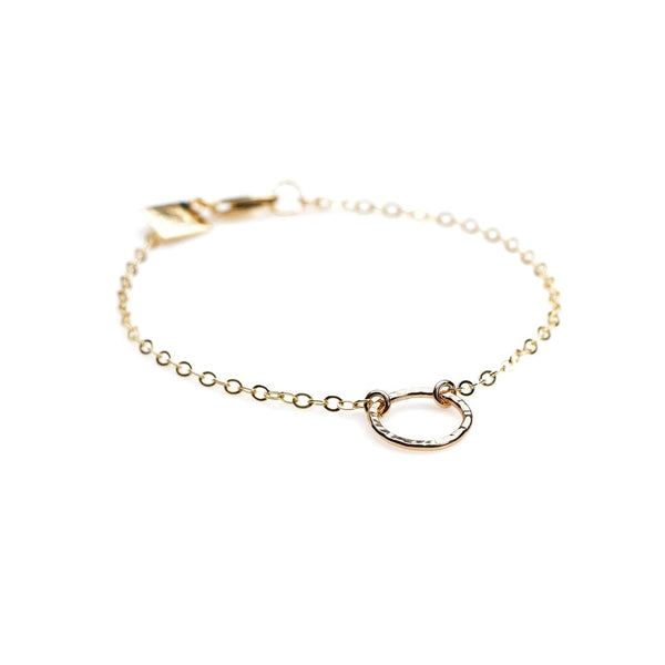 Kenda Kist 14k Gold Filled Circle chain bracelet