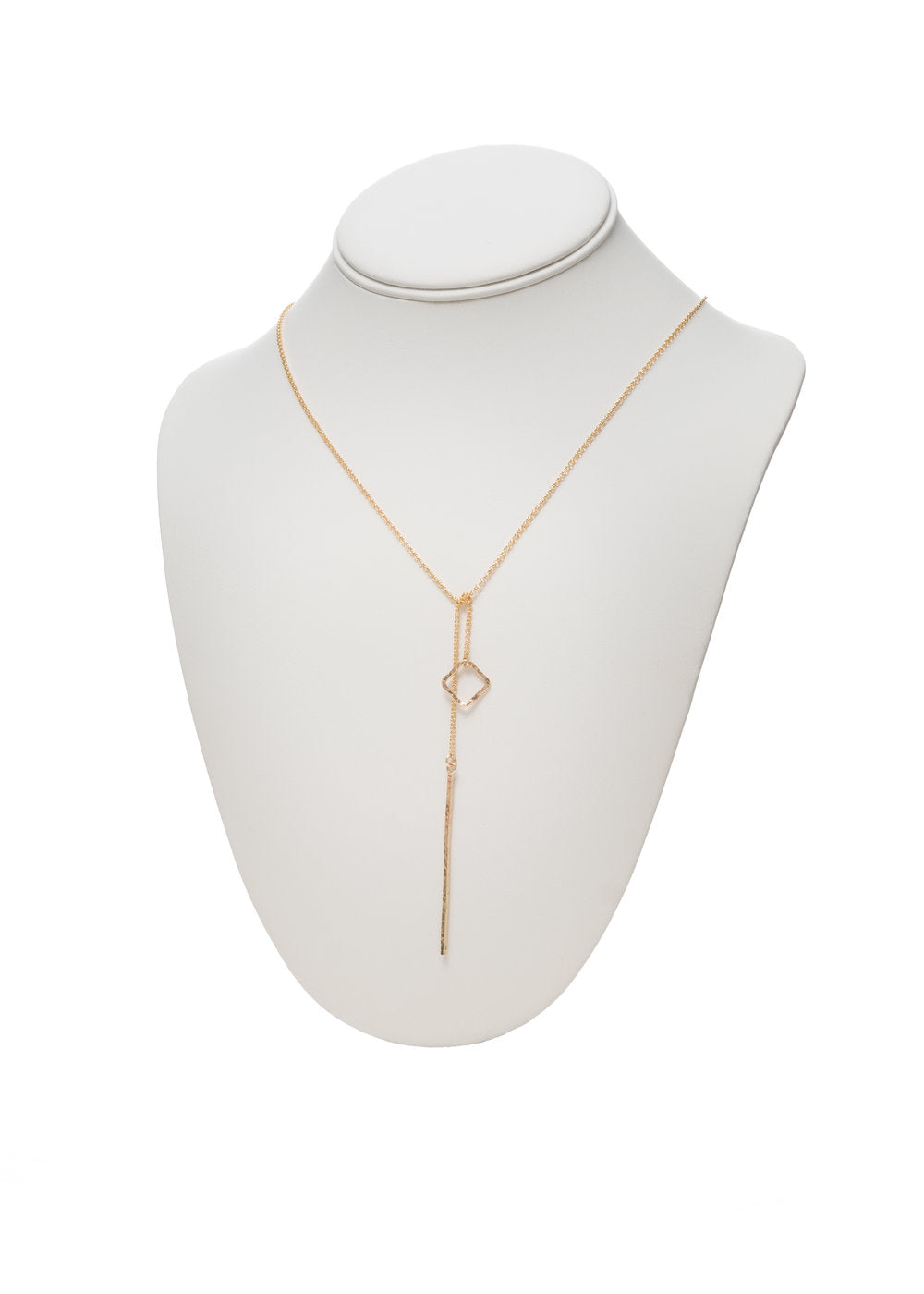GEOMETRIC LARIAT NECKLACE GEOMETRIC LARIAT NECKLACE