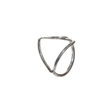 Sterling Silver Water and Tarnish-Resistant Triangle Ring