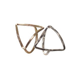 Water and Tarnish-Resistant Triangle Ring