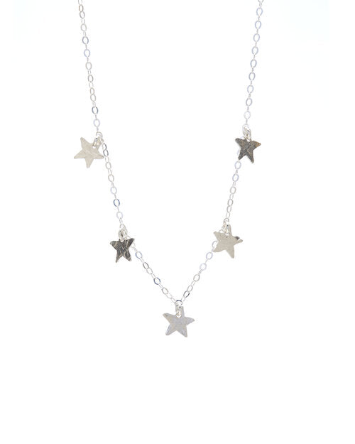 Kenda Kist Sterling silver five stars on a choker chain