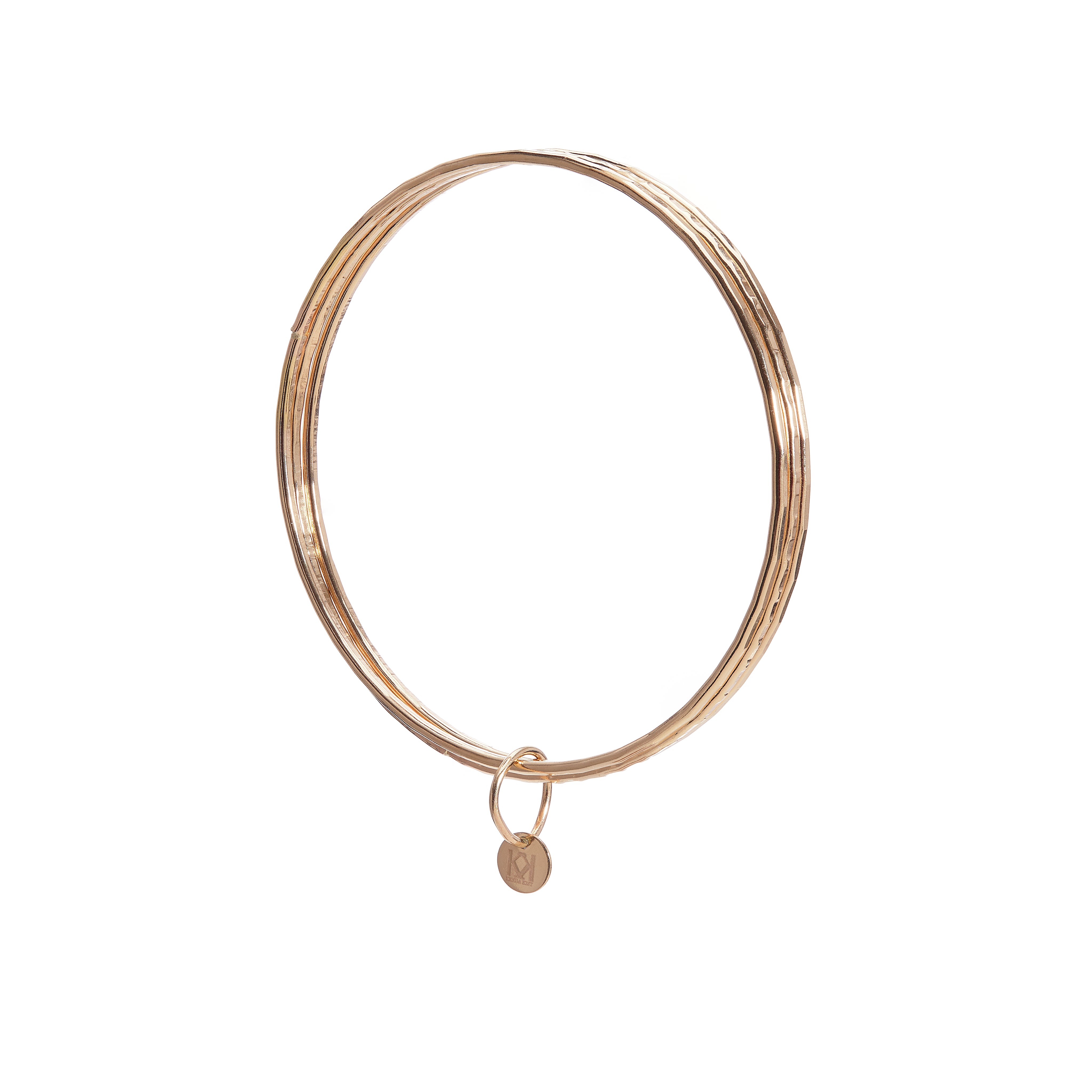 14k Gold Filled Bangle Bracelet Set