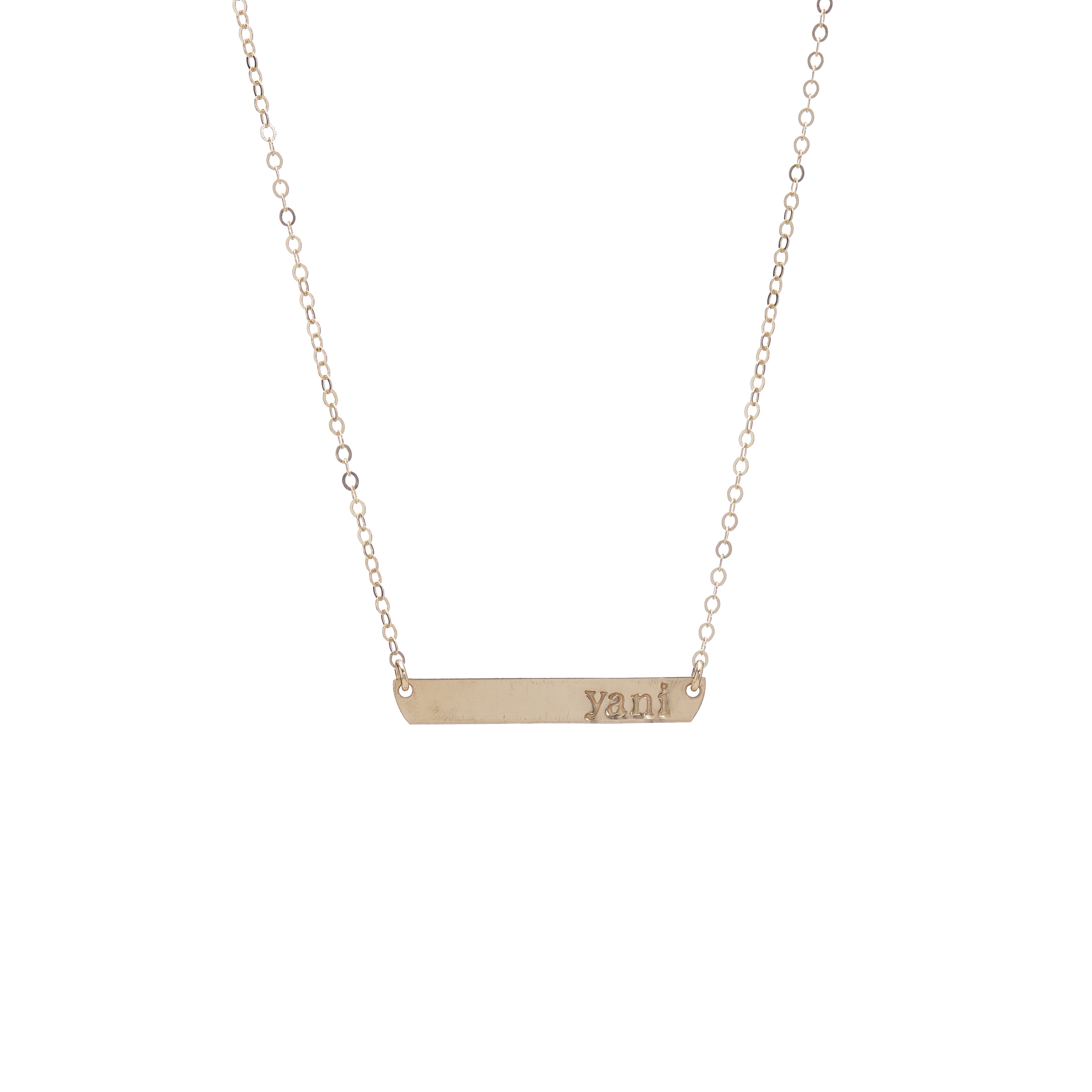 Personalized Plate Necklace