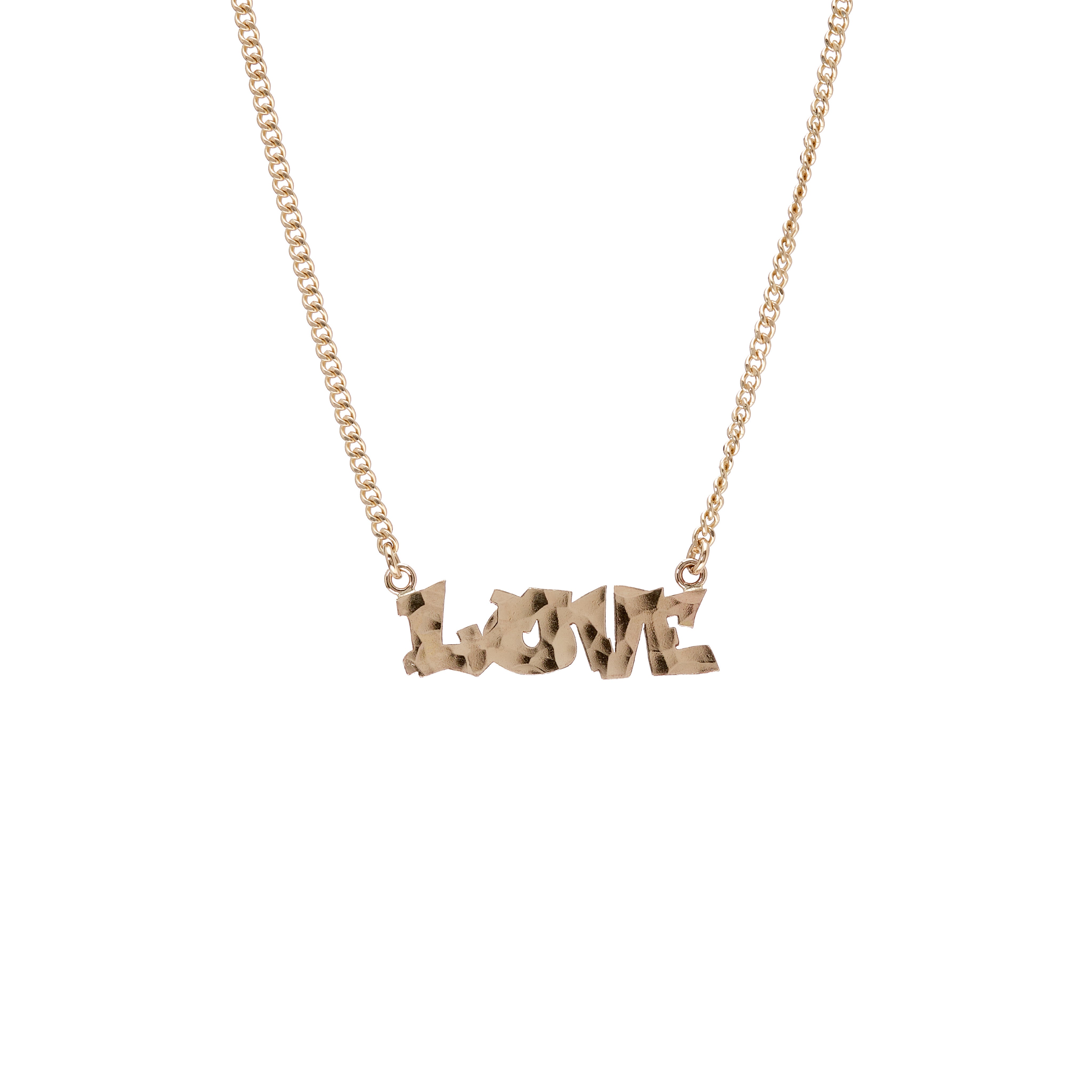 Graffiti Name Plate Necklace