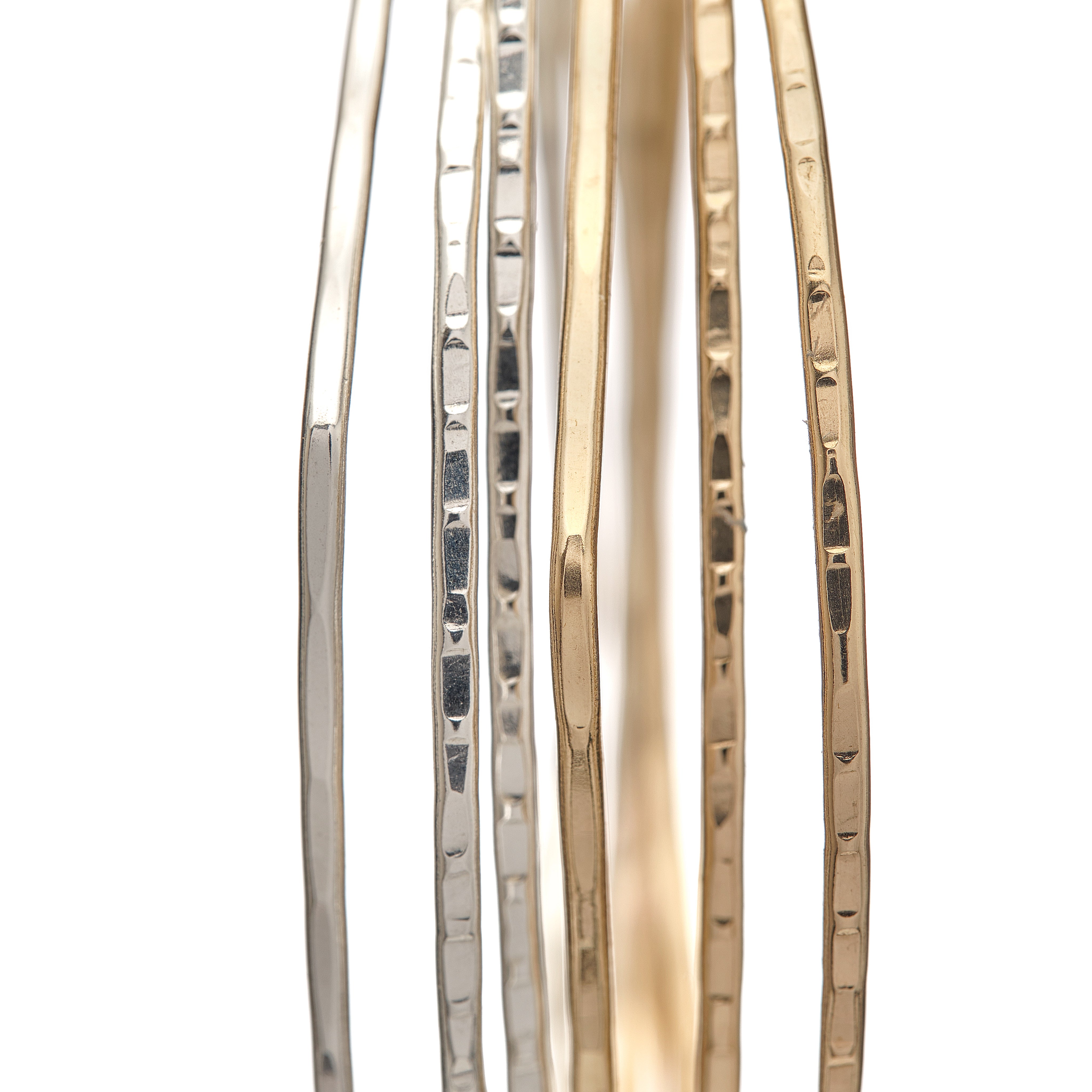 Geometric Trio Bangle Set