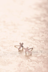 Tiny Cross Studs