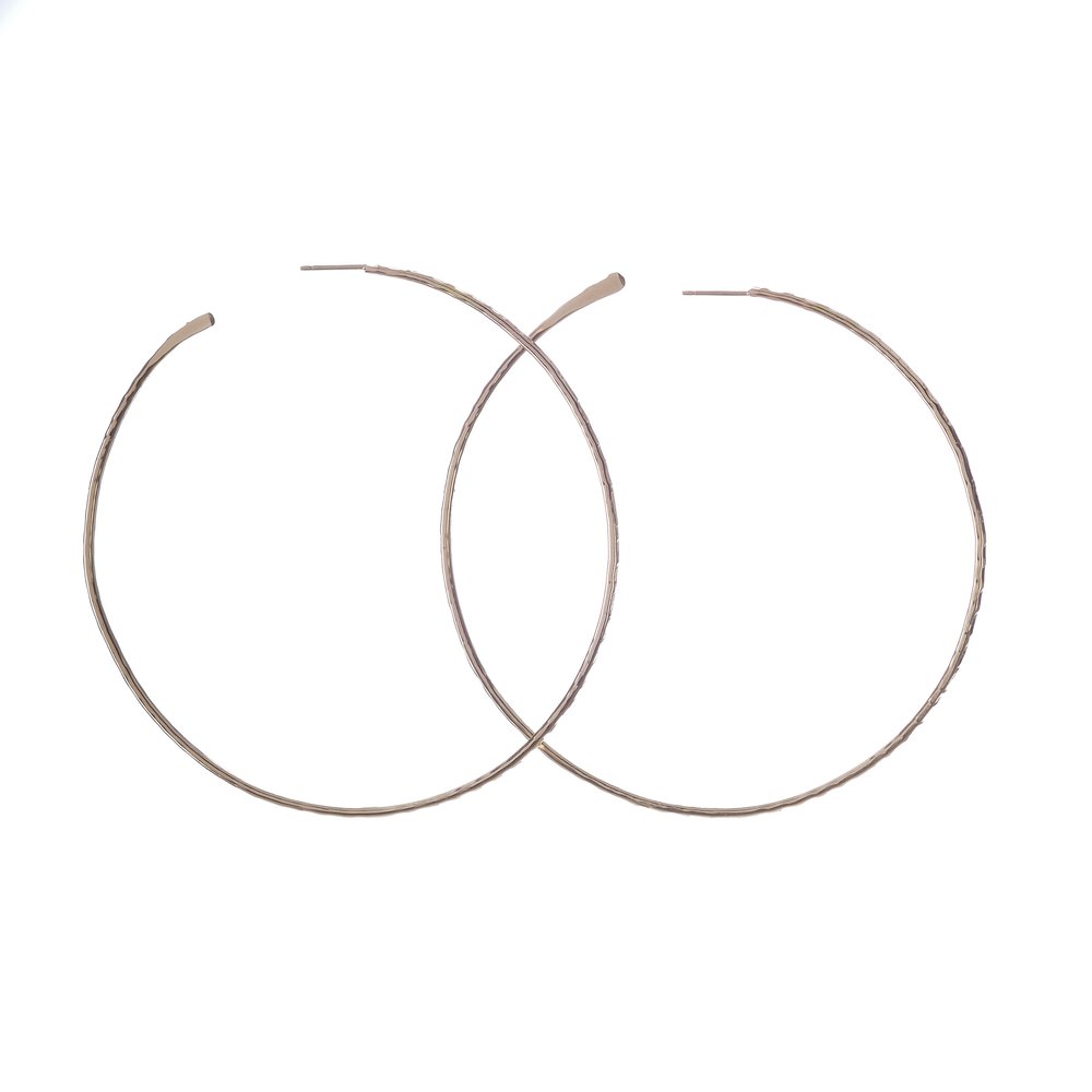14k Gold Filled Large Ashley Hoop Earring