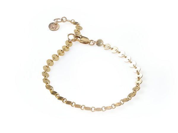 14k Gold Filled Kenda Kist Mykonos Chain Bracelet