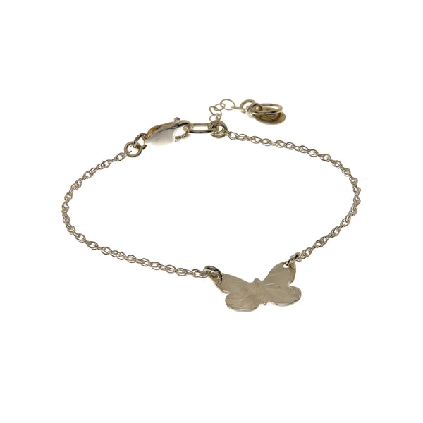 Sterling Butterfly chain bracelet