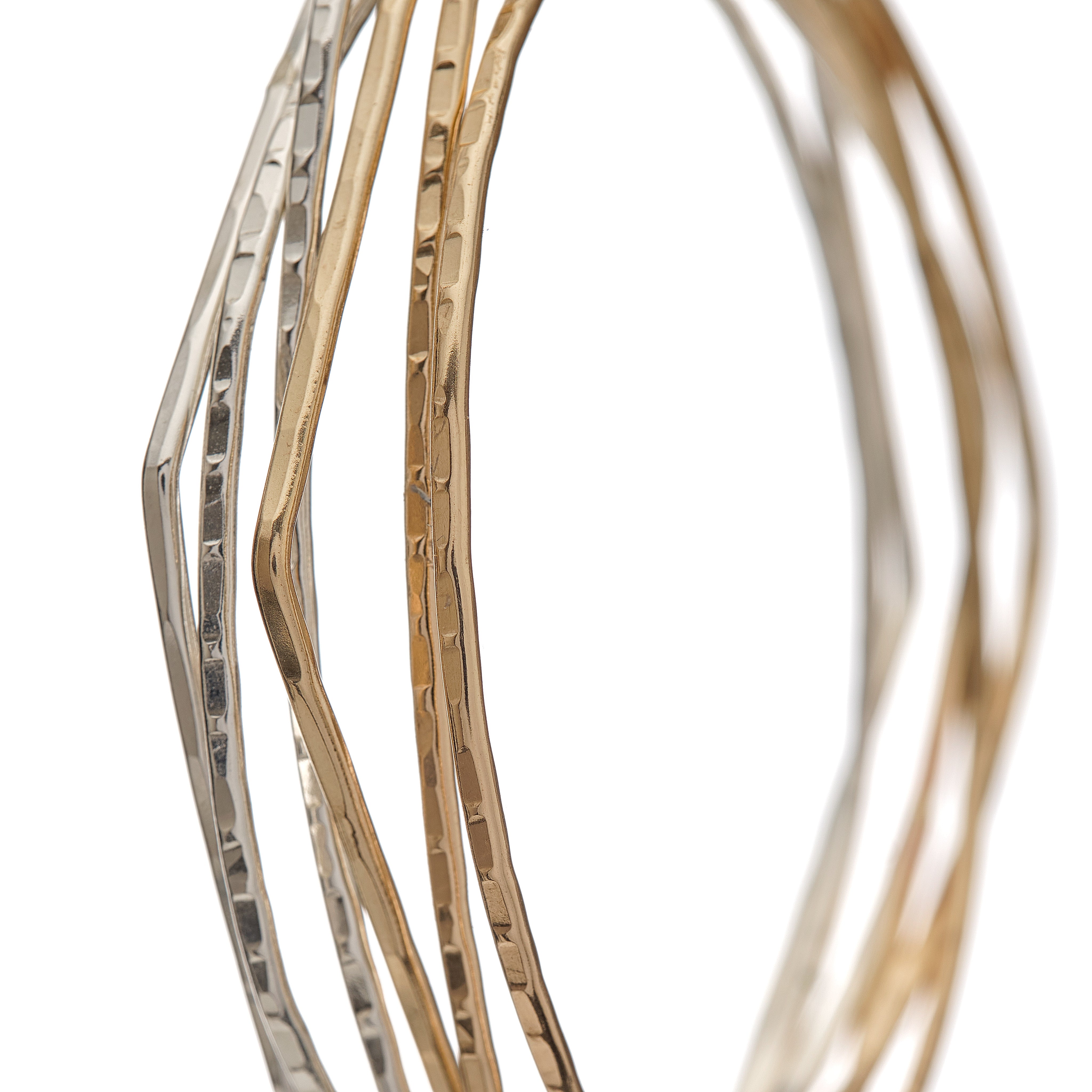 Geometric Trio Bangle Set