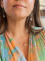 Princess Diamond Drop Necklace