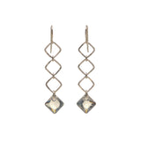 Triple Princess Diamond Drop Earrings