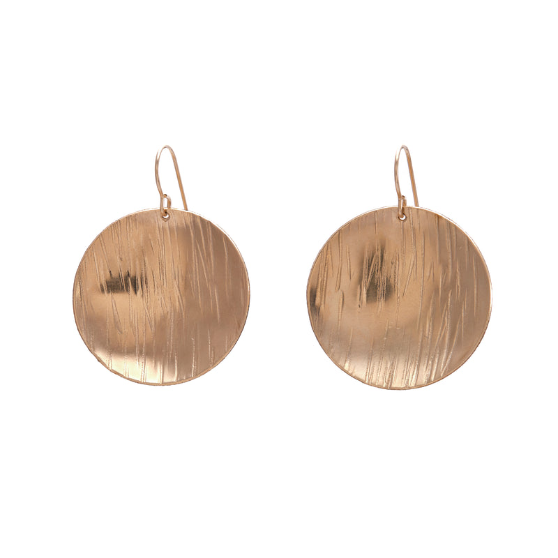 Bamboo Medallion Earring