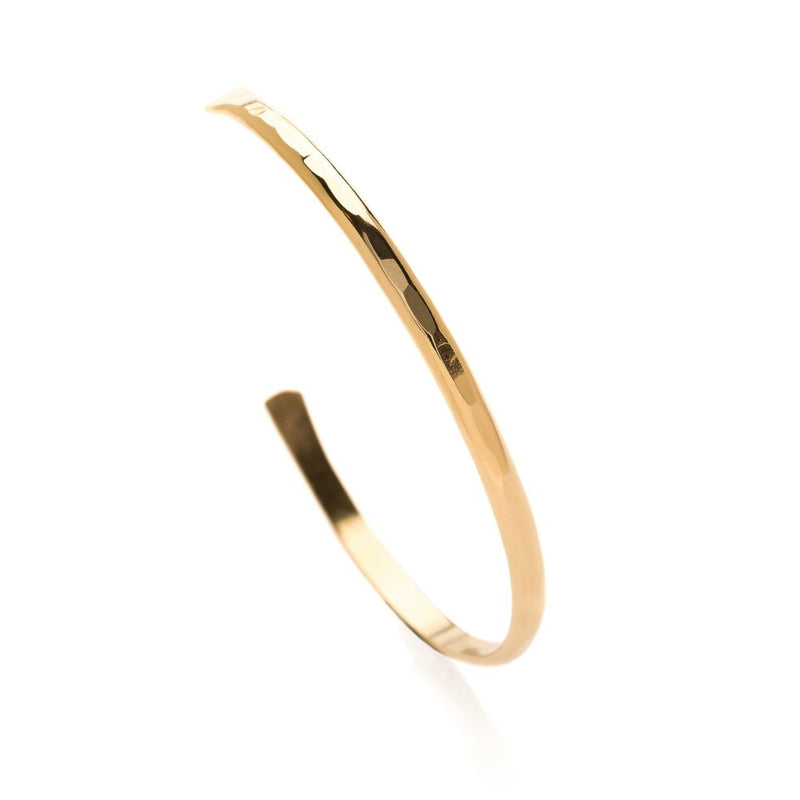 14k Gold Filled Kenda Kist faceted cuff bracelet