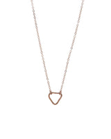 Geometric Shape Necklace with Triangle Charm