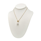Baroque Pearl Toggle Necklace