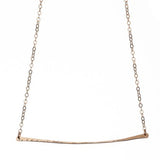 14k Gold Filled Bar Necklace