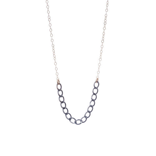 Everyday Chain Necklace in Two Tone mixed metals