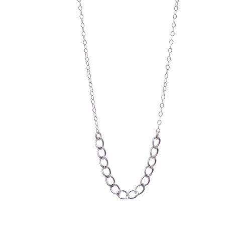 The Gwen Chain layering necklace in sterling Silver
