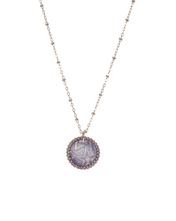 Sterling Silver Coin Pendant Necklace by Kenda Kist