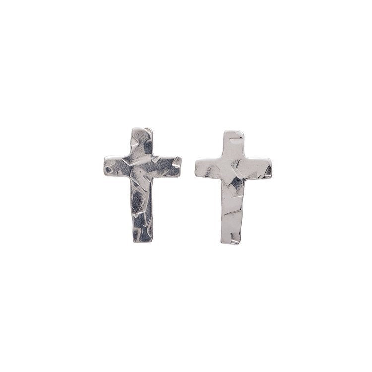 Sterling silver cross studs available for mix and match stud earring set
