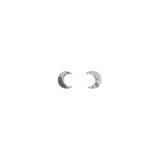 Dainty tiny moons available for mix and match stud earring set