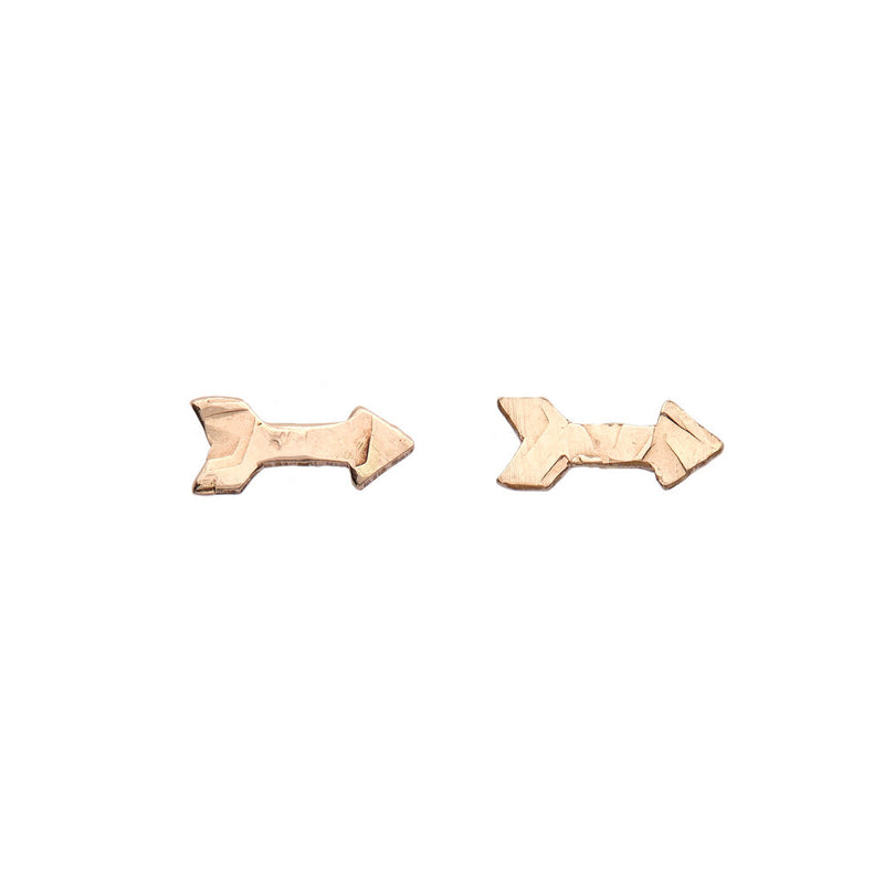 14k Gold Filled Arrow Stud Earrrings
