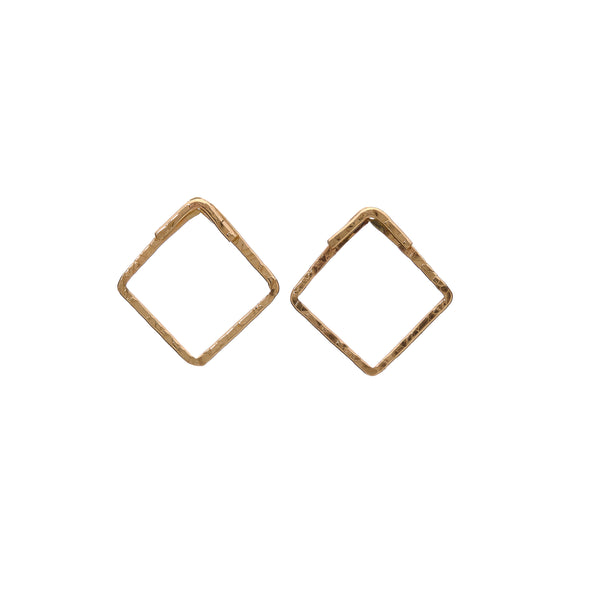 14k Gold Filled Chevron Geometric Jacket Studs