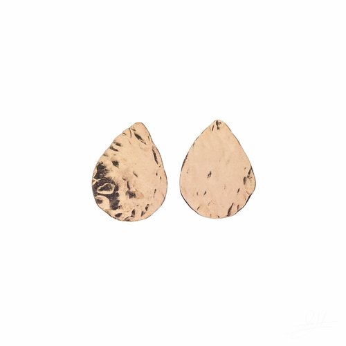 Teardrop Shaped Studs Hand Forged by Kenda Kist