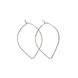 Sterling Silver Closed Wire Hoops by Kenda Kist