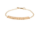 Coordinates Bracelet