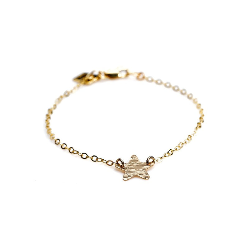 14k Gold Filled Dainty Star Bracelet